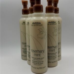 AVEDA Rosemary Mint hand and body wash 5 packs authentic new